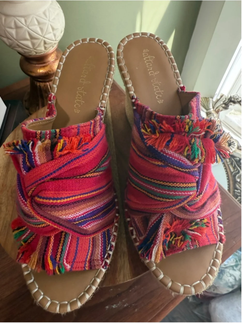 Altar’d State Hesper Slip-on Espadrille Sandals 10